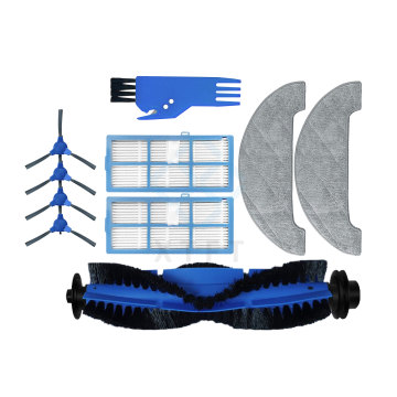 Proscenic 850T Vacuum Robot Accessories and Consumables: Main Brush, Filter Screen, Edge Brush, Cloth, Dust Bag