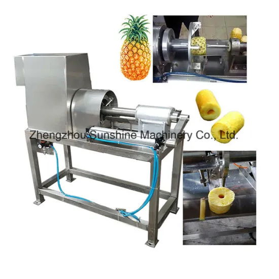 Automatic Stainless Steel Pineapple Peeler Fruit Peeling Machine