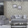 Juego de sillones decorativos de tela gris Fabric Corner 321