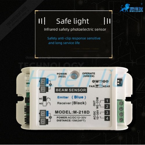 Infrared safety photoelectric sensor