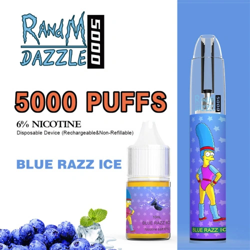 RandM Dazzle 5000 RGB Light Disposable Vape China Manufacturers Suppliers  Factory Exporter