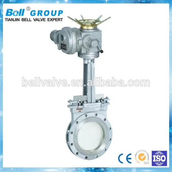 4 Inch Cast Iron Electric Knife Gate Valve