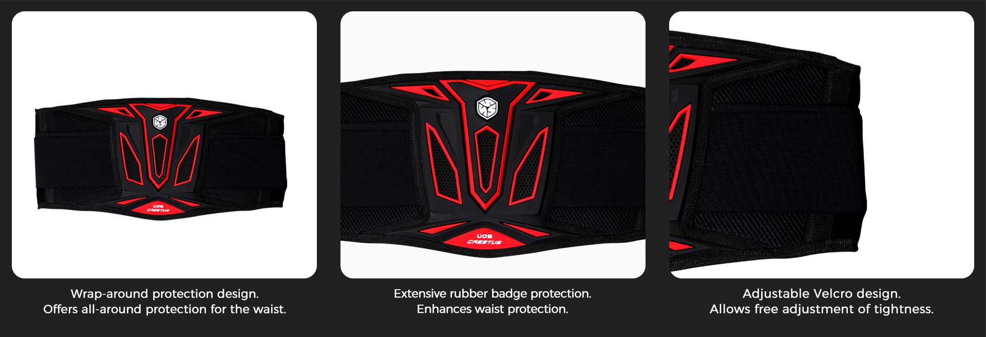 Protective motorcycle belt