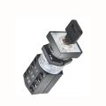 Single-hole mounted changeover switch