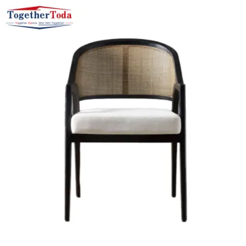 Hotel Leisure Area Solid Oak Upholstered Dining Chair