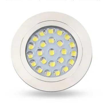 12V LED Mini Cabinet Puck Light for Recessed Closet Wardrobe