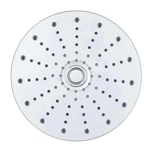 ABS chrome plated square high pressure self-cleaning rain overhead shower head