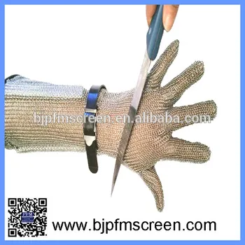 High Quality Stainless Steel Wire Mesh Cut Resistant Gloves