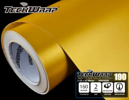 4.8mil Hornet Metallic Car Body Vinyl Wrap