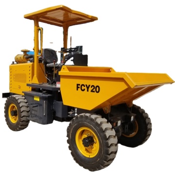 CE Approved 2 Ton 4x4 Mini Dumper - Hydraulic Front Dumper Earthmoving Machine for Sale