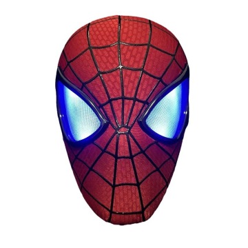 LED Light Spider Mask with Remote Control for Halloween Cosplay