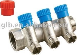 Brass manifold, water separators, pipe fittings