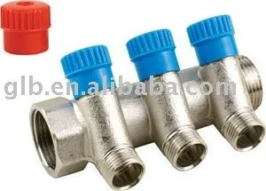 Brass manifold, water separators, pipe fittings