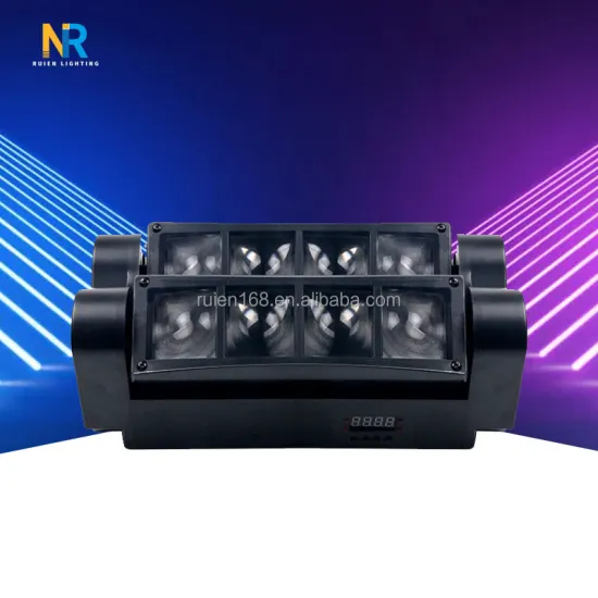 8pcs Stage High Quality Mini Spider Light 3W RGB DMX Moving Head Light