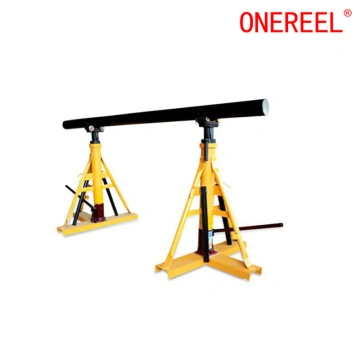 Jack Support Cable Drum Heavy Load Hydraulic Column Type Cable Reel Stand