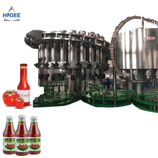 Automatic Chilli Sauce Filling and Packing Machine for Glass Bottles