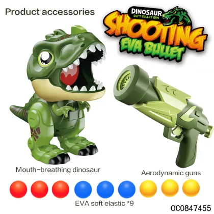 Soft Bullet Toy Gun for Dinosaur Target Shooting Games for Sale