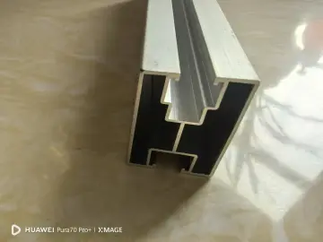 Anodized aluminum rails PV solar mounting systems
