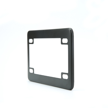 Universal Black Motorcycle License Plate Frame Made of Stainless Steel for US Bicycles