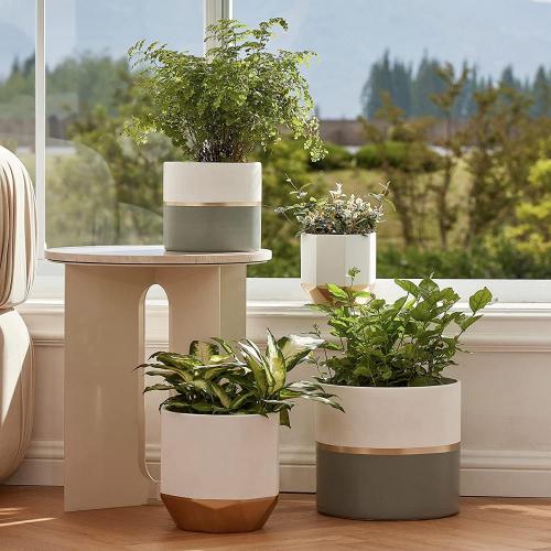  etc White Ceramic Flower Pot Garden Planters Manufactory