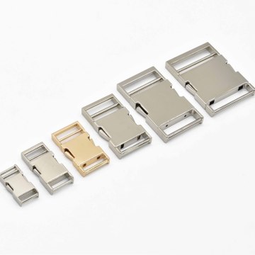 Customizable 20mm & 50mm Metal Buckle Hardware: Quick Release Dog Collars & Bag Straps