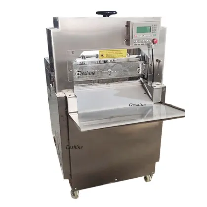 New Zealand Automatic Frozen Meat Slicer CNC Lamb Roll Bacon Slicer