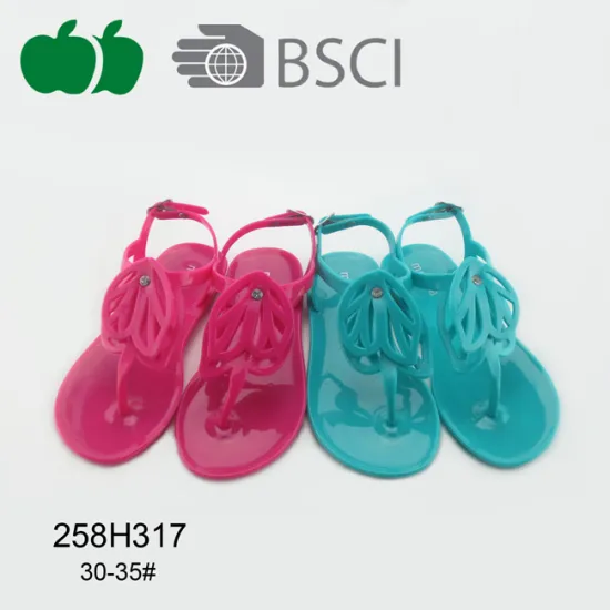 Hot New Summer Beautiful Girl Pvc Sandals