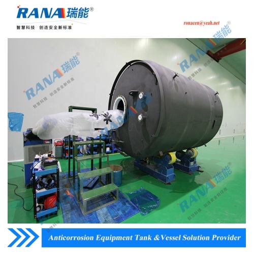 Proporcionar tanques forrados de PTFE