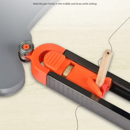 New Design Profile Scribing Ruler Contour Gauge for Joinery and Woodworking