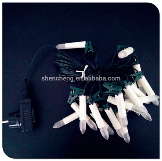 20 LED warm white christmas tree candle lights