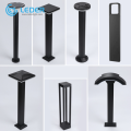 Lampu Bollard Hias Taman Hitam LEDER