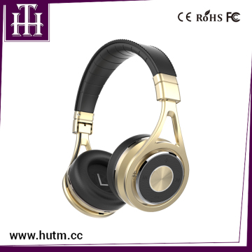 Aluminum alloy high quality stereo bluetooth headphone with microphone