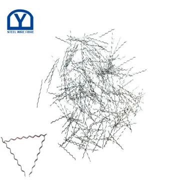 Modern Construction Materials Waved Cold Drawn Steel Fiber