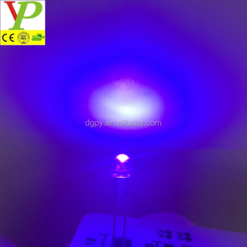 UV LED Diode Chip 4.8mm Straw Hat for Multi-Wavelength UV Light (320nm-420nm)