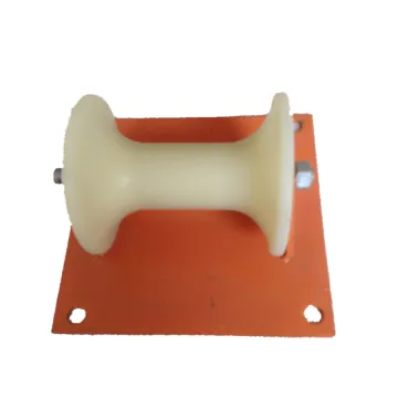 Corner pulley Nylon ground cable straight bridge aluminum roller