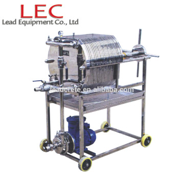 200 mm Multi-Layer stainless steel plate beer filter press