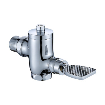 Factory Wholesale All Brass Toilet Flush Valve with Foot Pedal and Time Delay Function for WC and Commode