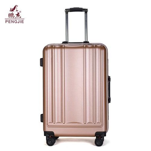 high quality abs pc trolley luggage TSA lock