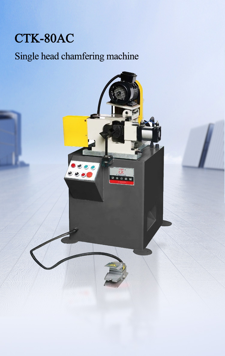 Powerful valuable chamfering machine