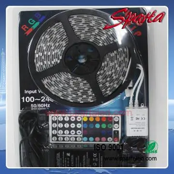 5050 rgb led strip LED Strip with Blister Package, rgb controller, 36W
