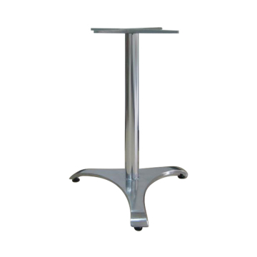 Wide Three Prong Cast Aluminum Table Base Glossy Table Leg Outdoor Commercial Furniture For Cafe Restaurant Patio Dining Table F
