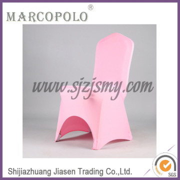 plain spandex banquet chair cover /pink wedding chair cover spandex fabric