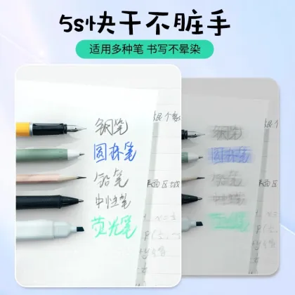 M&G Transparent Sticky Notes Set - See-Through Memo Pads for School Supplies