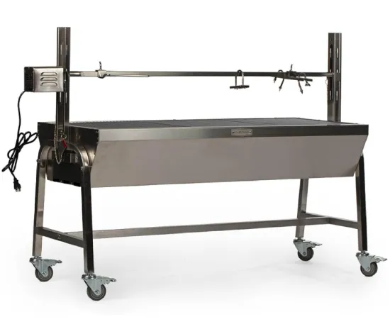 Custom Stainless Steel Charcoal BBQ Grill with 4 RPM Rotation Speed: Your Ideal Outdoor Smokeless Electric Grill