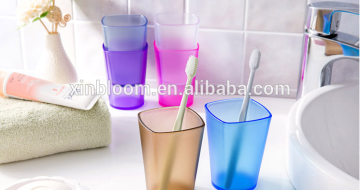 creative fashion extra thick square dull polish plastic tooth mug