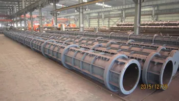 Concrete square pile spinning production line