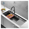 Multifunctional Nano Black Stainless Steel Kitchen Sink with Single Bowl - Top Hot Sale Item
