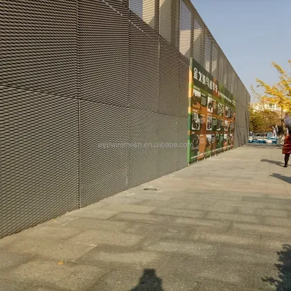 Akzonobel PVDF Expanded Metal Mesh for Wall Cladding and Ventilated Facades (5.5mm/6.0mm)
