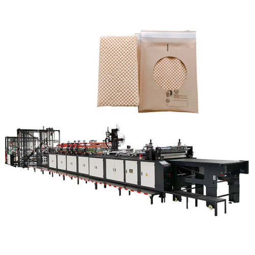 Side Seal Kraft Paper Bubble Bag Pressing Machine