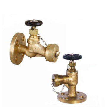 Marine flange hose valve fire valve